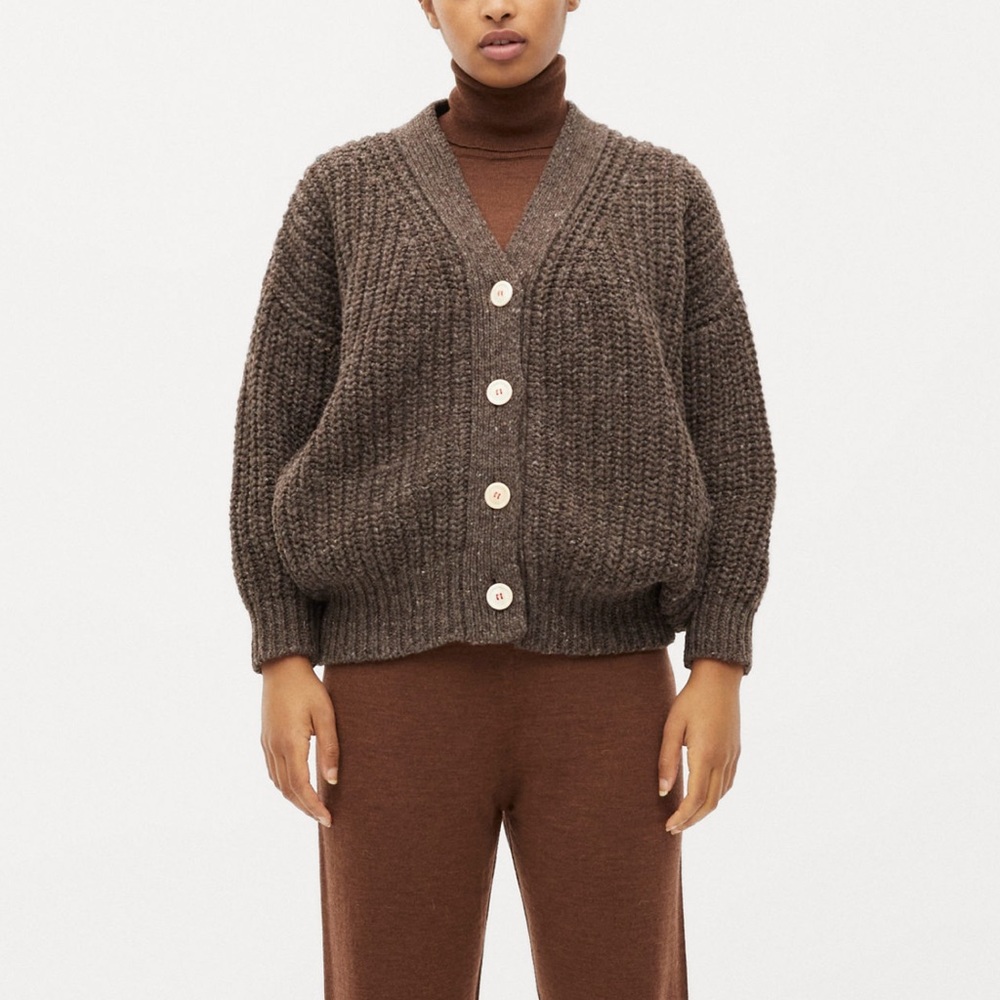 Babaa No 19 Cardigan in Oak